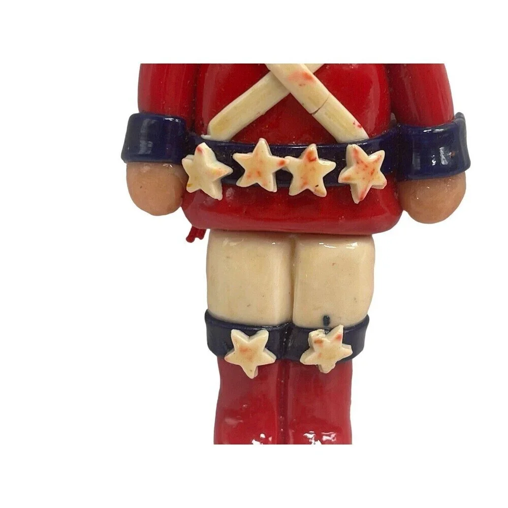 Holiday Christmas Tree Ornament Ceramic Toy Soldier 1989 RARE